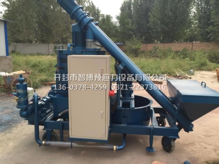中鐵五局參建的七臺(tái)河市供水工程隧道使用我公司智能壓漿設(shè)備